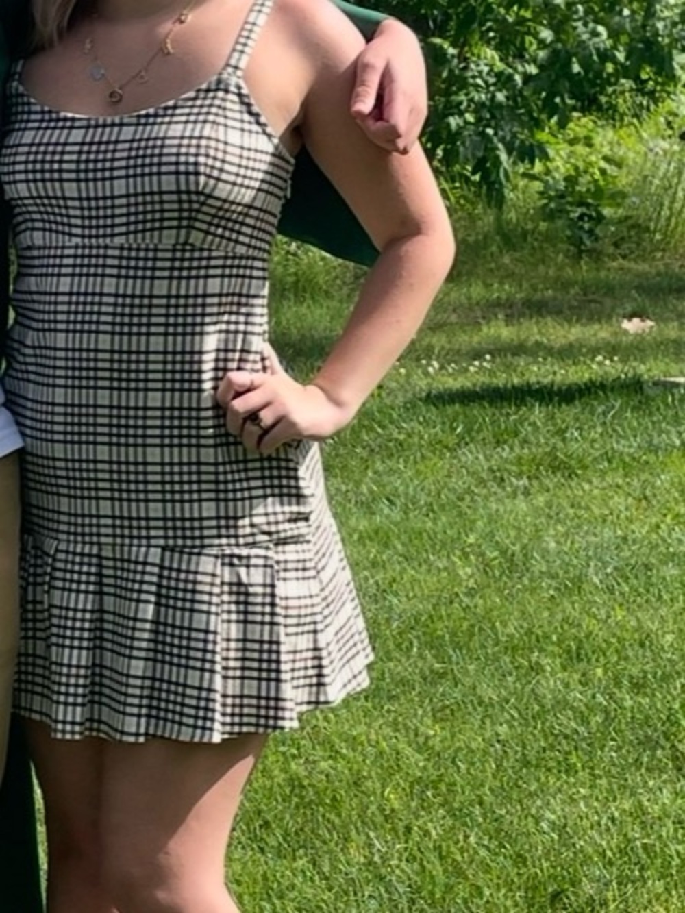Hollister Plaid Pleated Mini Dress